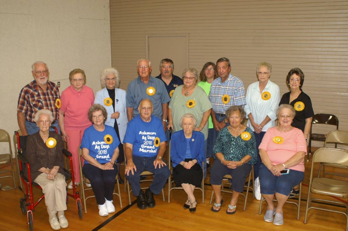 a group photo of past grand marshalls