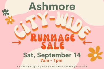 City Wide Rummage sale will be Saturday September 14 7am to 1pm